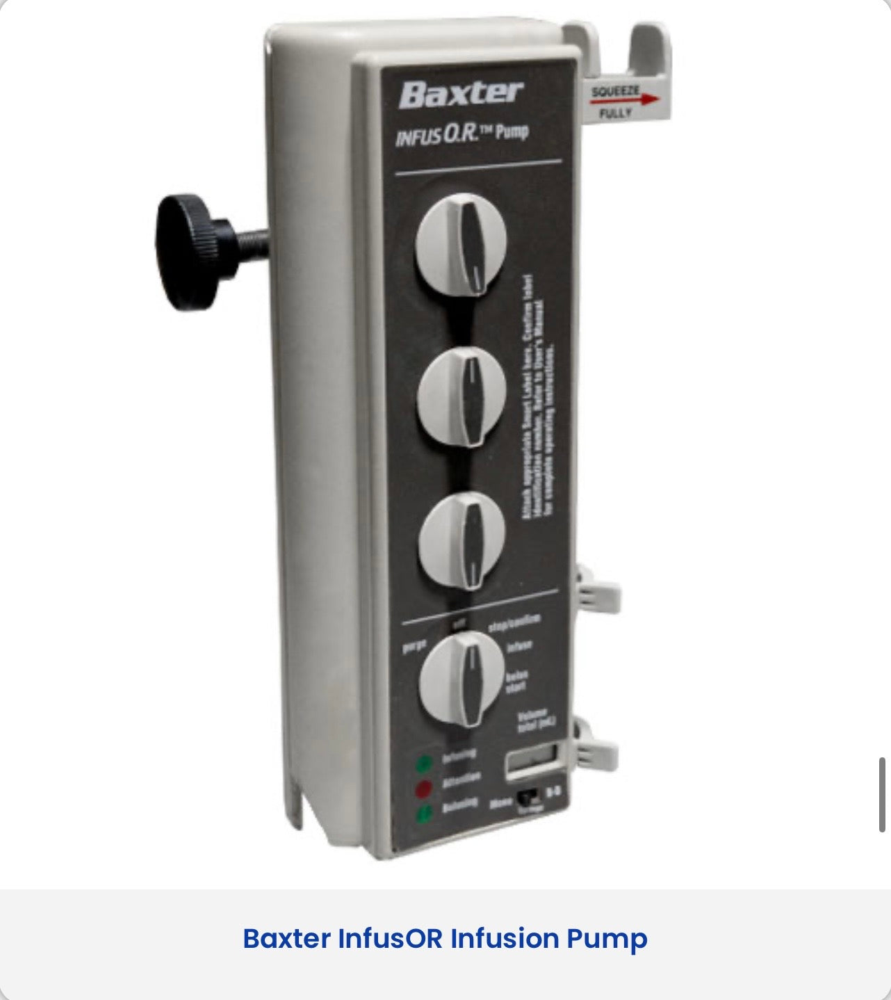 Baxter Infus OR Infusion Pump REPAIR SERVICE
